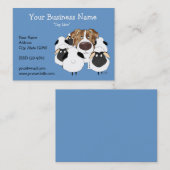 Big Nose Red Merle Australian Shepherd Visitekaartje (Voorkant / Achterkant)