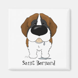 Big Nose Saint Bernard Magneet
