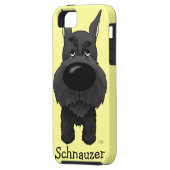 Big Nose Schnauzer Case-Mate iPhone Case (Achterkant Links)