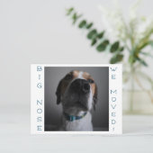 Big Nosed Dog verandering van adres Briefkaart (Staand voorkant)