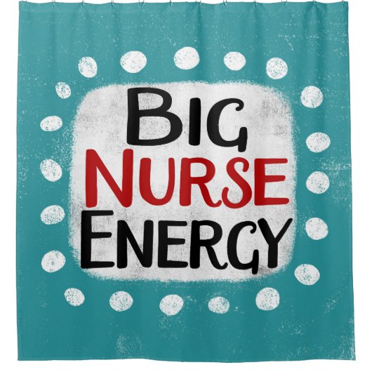 Big Nurse Energy Douchegordijn (Voorkant)