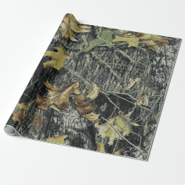 Big Oak Tree Camo, cadeaupapier, inpakken, geschen Cadeaupapier