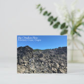 Big Obsidian Flow, Oregon Briefkaart (Staand voorkant)