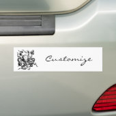 Big octopus Thunder_Cove Bumpersticker (Op auto)