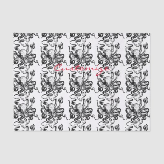 Big octopus Thunder_Cove Tissuepapier (Voorkant)