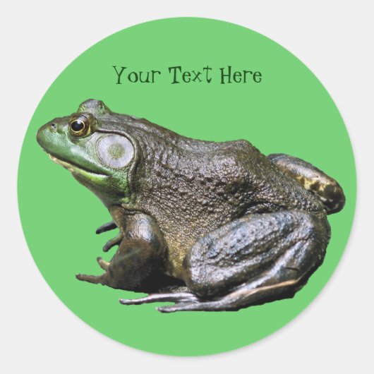 Big Old Bullfrog Animal Sticker (Voorkant)