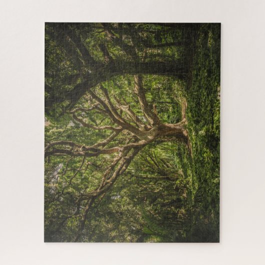 Big Old Tree in het bos Legpuzzel (Verticaal)