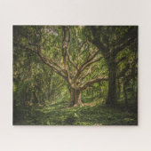 Big Old Tree in het bos Legpuzzel (Horizontaal)