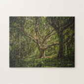 Big Old Tree in het bos Legpuzzel (Horizontaal)
