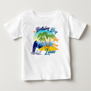 Big One Birthday Boy Beach Thema Gepersonaliseerde