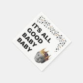 Big one Birthday Photo Napkins Servet (Hoek)