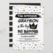 BIG One Notorieux Première Invitation Anniversaire (Devant / Derrière)