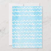 Big One Pêche 1er anniversaire Invitation (Dos)