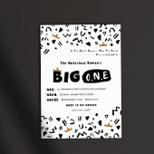 BIG One Première invitation d'anniversaire