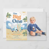 Big One Surf Beach 1er anniversaire Invitation (Devant)