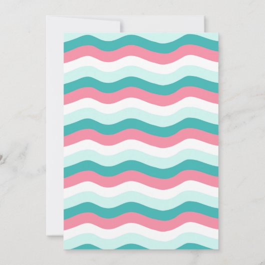 Big One surfe Surf 1er anniversaire Invitation (Dos)