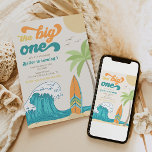 Big One Surfing Invitation | Invitation à grande v<br><div class="desc">Grande Invitation Surf ONE. Prêt à être personnalisé par vous !</div>