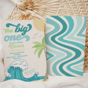 Big One Surfing Invitation Uitnodiging voor Big