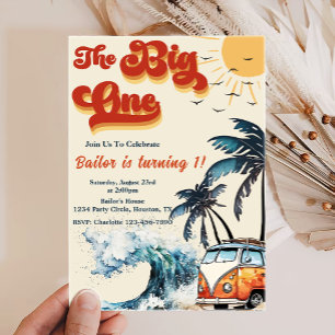 Big One Surfing Uitnodiging Grote Golf
