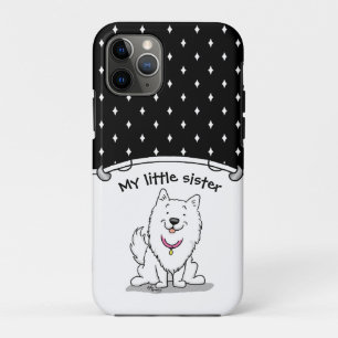 Big or Little Sister American Eskimo Dog - Eskie iPhone 11 Pro Hoesje
