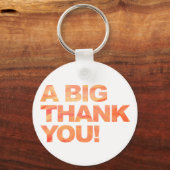 Big Oranje Dank je Sleutelhanger (Voorkant)