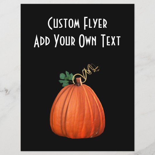 Big Oranje Whimsical Pumpkin Flyer (Voorkant)