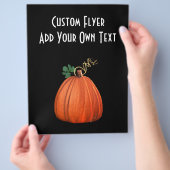 Big Oranje Whimsical Pumpkin Flyer (Hand)