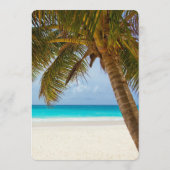 Big Palm Tree Specialty Paper Menu Modèle (Dos)