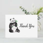 Big Panda Bedankkaart (Staand voorkant)