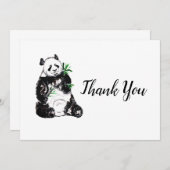 Big Panda Bedankkaart (Voorkant / Achterkant)