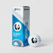 Big Panda TaylorMade 3 Pack balles de golf (Conditionnement)