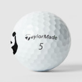 Big Panda TaylorMade 3 Pack balles de golf (Logo)