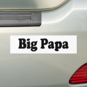 Big Papa Bumpersticker (Op auto)