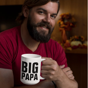 BIG PAPA DAD COFFEE MUGS KOFFIEMOK