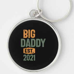 Big Papa Est 2021 vader opa Gift Sleutelhanger