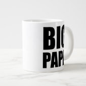 Big Papa Jumbo 20oz Mug, Papa Gift Mug (Devant droit)