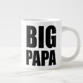 Big Papa Jumbo 20oz Mug, Papa Gift Mug (Droite)