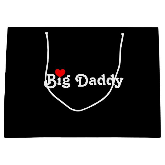 Big papa met Red Heart Groot Cadeauzakje (Voorkant)