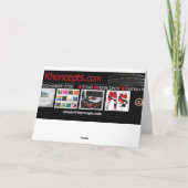 Big papa met Red Heart Kaart (Achterkant)