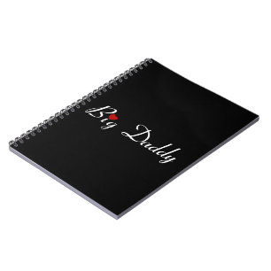 Big papa met Red Heart Notitieboek