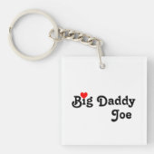 Big papa met Red Heart Sleutelhanger (Voorkant)