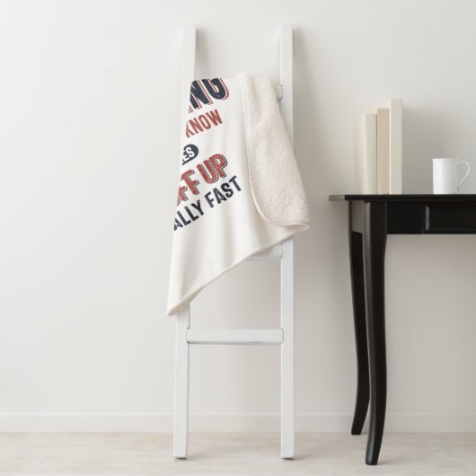 Big Papa weet alles | vader opa Sherpa Deken (In situ)