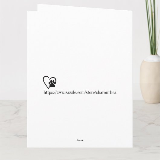 Big Party Time Kaart (Achterkant)