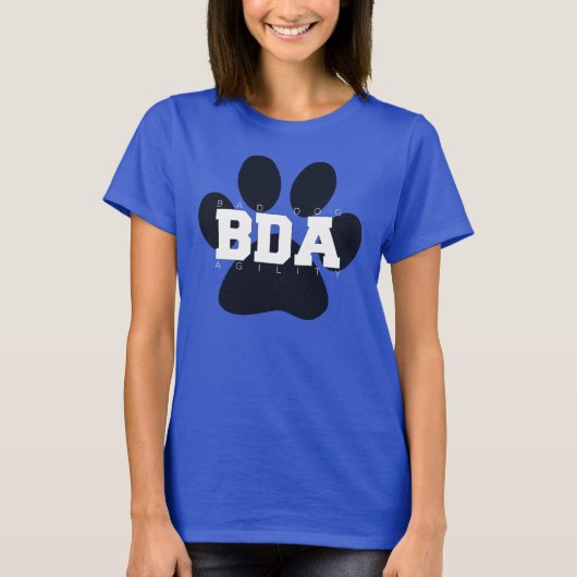 Big Paw, blanco terug T-shirt (Voorkant)