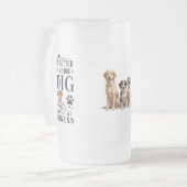 Big Paws, Big Happiness Frosted Mug (Devant gauche)