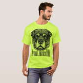 Big Paws, Bigger Love - Rottweiler T-shirt (Voorkant volledig)