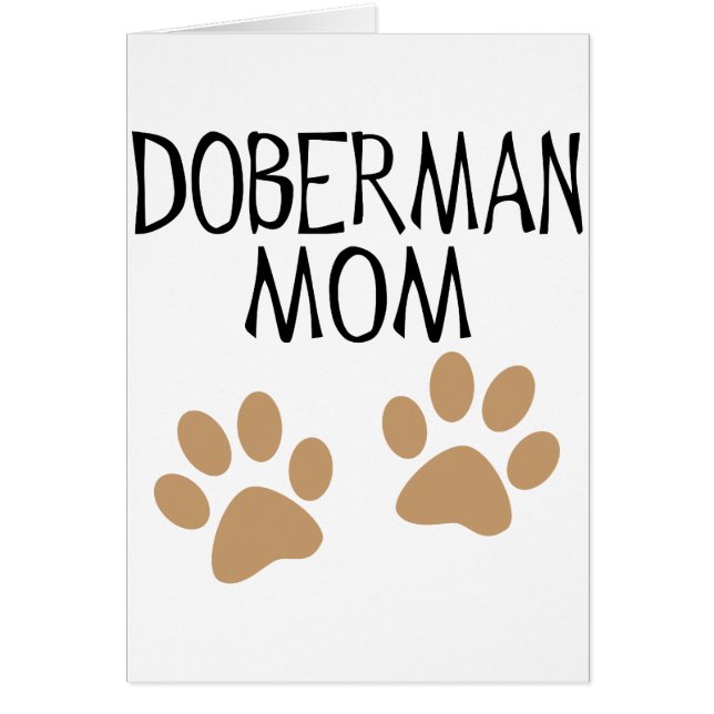 Big Paws Doberman mama (Voorkant)