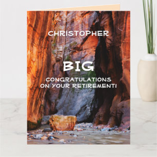 BIG Pensioenfelicitaties JUMBO, Zion Narrows Kaart