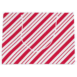 Big Peppermint Striped Gift Bag Groot Cadeauzakje