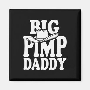 Big Pimp Daddy Halloween kostuum Magneet